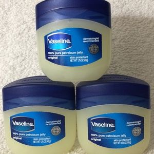 3 Vaseline Pure Petroleum Jelly Skin Protectant